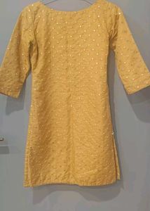 A-line Mirror Work Kurti