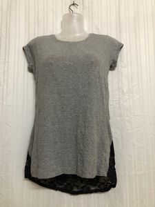 Carlas Secret Grey Short Sleeve Top