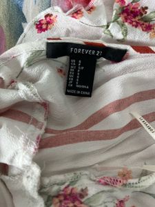 Forever21 Floral Striped Dress