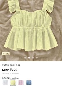 Savana Ruffle Tank Top
