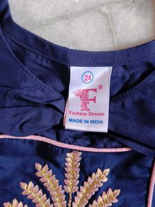 Cute Navy Blue Dress