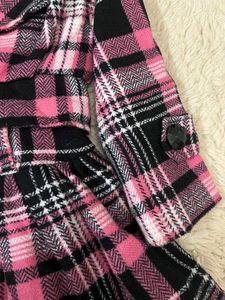 Pink Plaid Girls Outfit