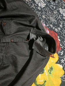 Dark Gray Denim Shirt