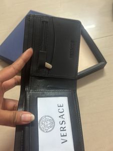 Versace Black Leather Wallet