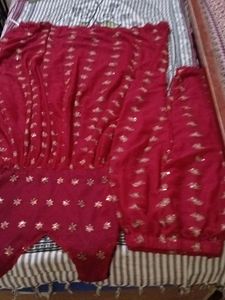 Beautiful  New One Time Use Anrakali Kurti With Pa