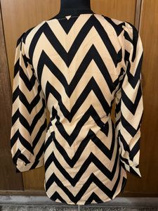 Zig Zag Print Dress