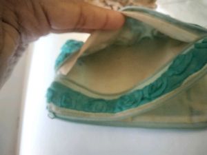 Blue Colour Roses Design Wallet