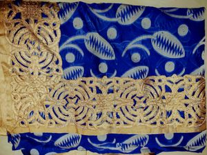 Dark Blue Ethnic Saree(with blouse)
