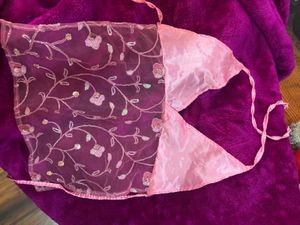 Pink Embroidered y2k top