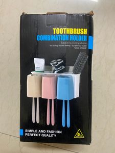 Self Adhesive Plastic Wall Mounted Toothbrush Hold