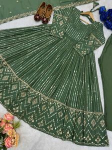 Party Wear Gown.New Showroom Pcs Select Any One Cl