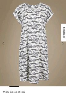 M &amp; S Animal Print Dress