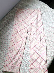 👖 Joe Charming Plaid White Trousers 👖