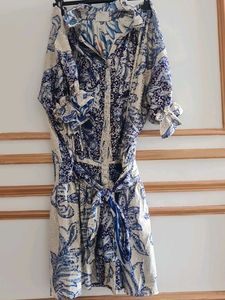 Elegant Floral Print Dress