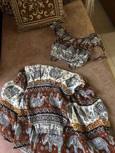 Skirt &amp; Crop Top Set