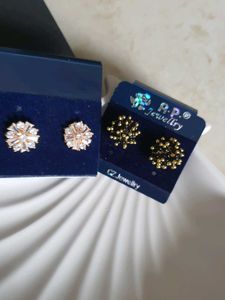 🥳👉Combo Of Two Studs Earings 🥳