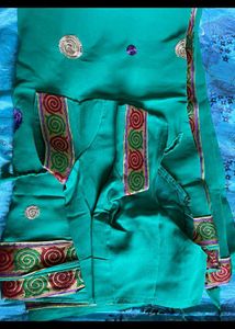 blue saree