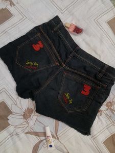 Micro Mini Denim Shorts