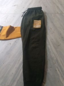 Yellow Hooddy Olive Green Lower Baby Suit