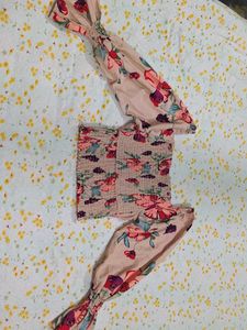 Floral Print Crop Top