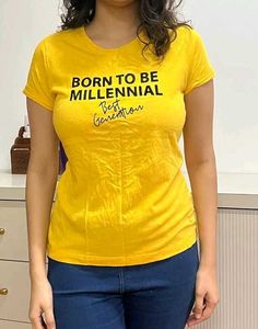 Yellow Graphic Tee