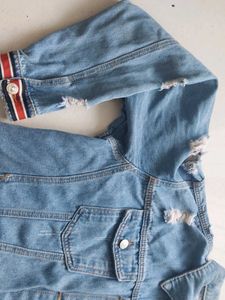 Distressed Denim Jacket