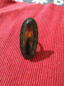 Vintage Oval Stone Ring