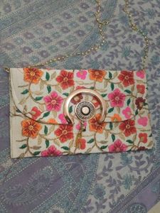 Embroidery Design Fancy Traditional Clutch