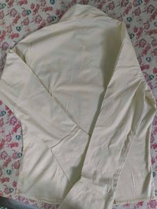 Unique Ivory Button-Down Shirt