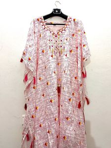 Women Printed Cotton Kaftan