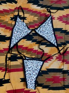 Leopard Print Bikini Set