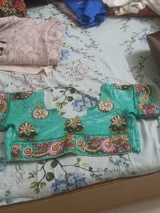 Beautiful Turquoise Saree