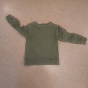 Boys/Unisex H&amp;M Military Green Dinosaur Sweatshirt