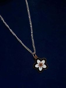 Sakura Noir- Minimalist Cherry Blossom Pendent⚘️
