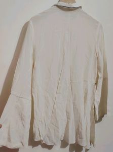Cream Shirt Like Top For Girl Or Woman 30 Bust
