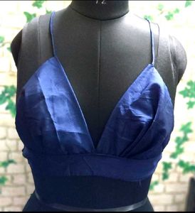 Blue Bralette Top Blouse All Size (28 TO 36)