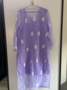 Unused Chikankari Kurti With Inner