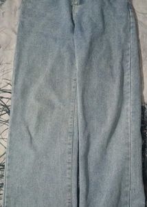 Light Wash Wide Leg Jeans