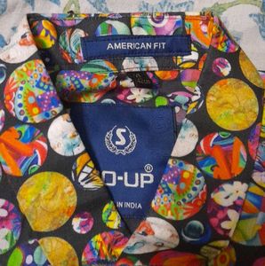 Colorful Patterned Short Sleeve Shirt