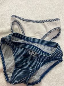 2 Cute Striped Briefs