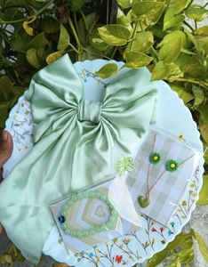 olive green hair accessories combo