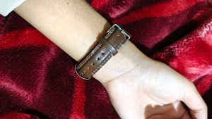 Brown Leather Strap Watch