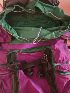 Vintage Purple &amp; Green Backpack