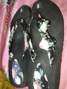 Floral Flip Flops
