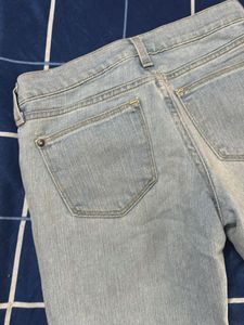 Light Blue Straight Fit Denim