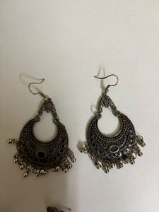 Oxidized Statement Jewelry Set – 4 Pieces