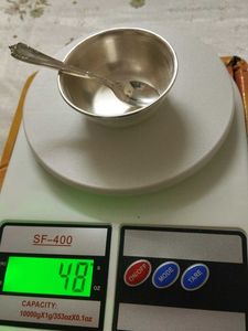 48 grams Silver Katori chammach