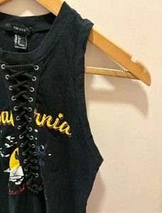 Forever 21 California Graphic Bodysuit