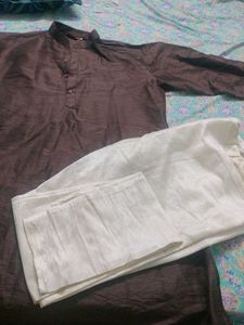 Brown Kurta Set