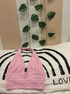 Pink Halter Top